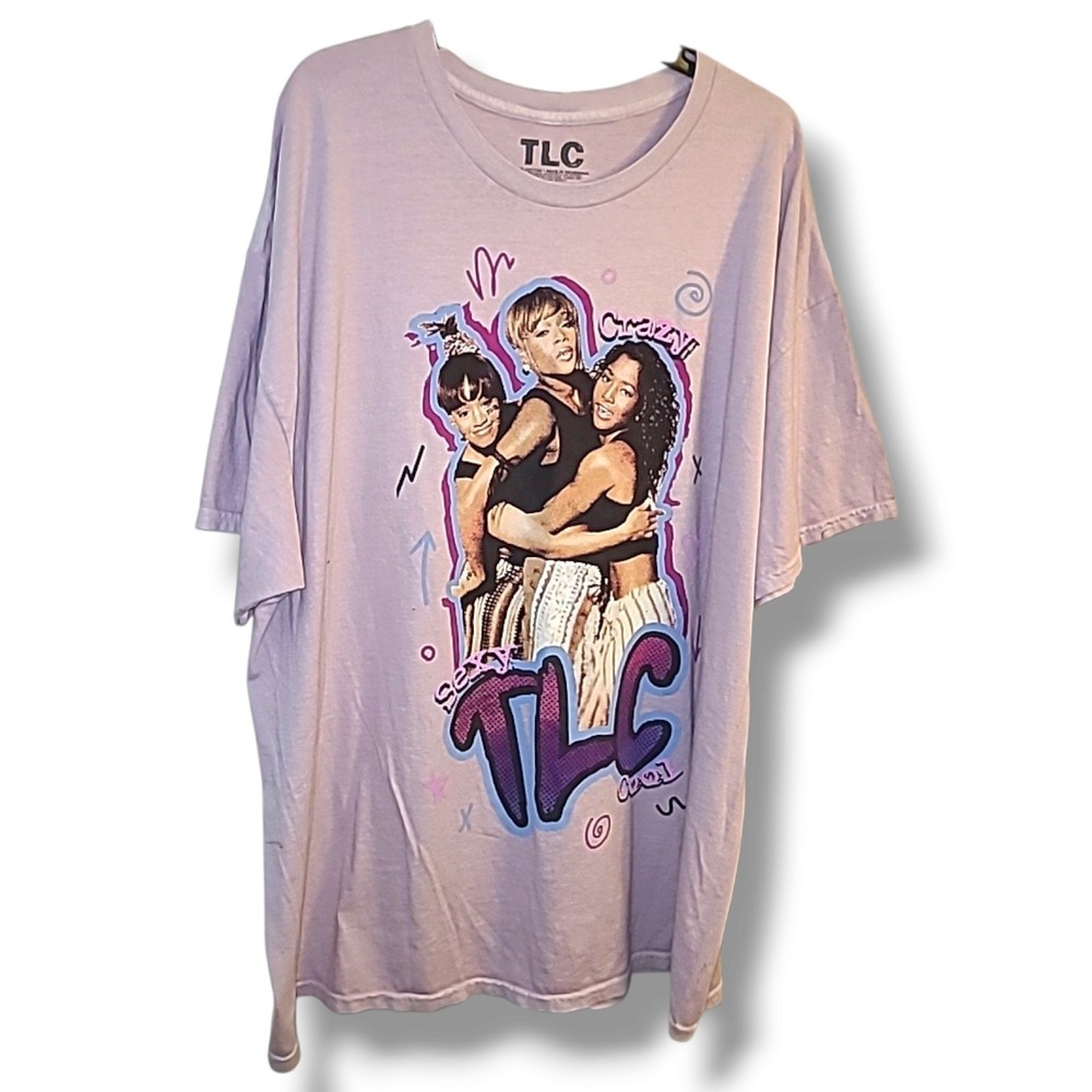 TLC CrazySexyCool Reproduction Shirt 2XL R&B Graphic Tee 1994 Album Tracklist